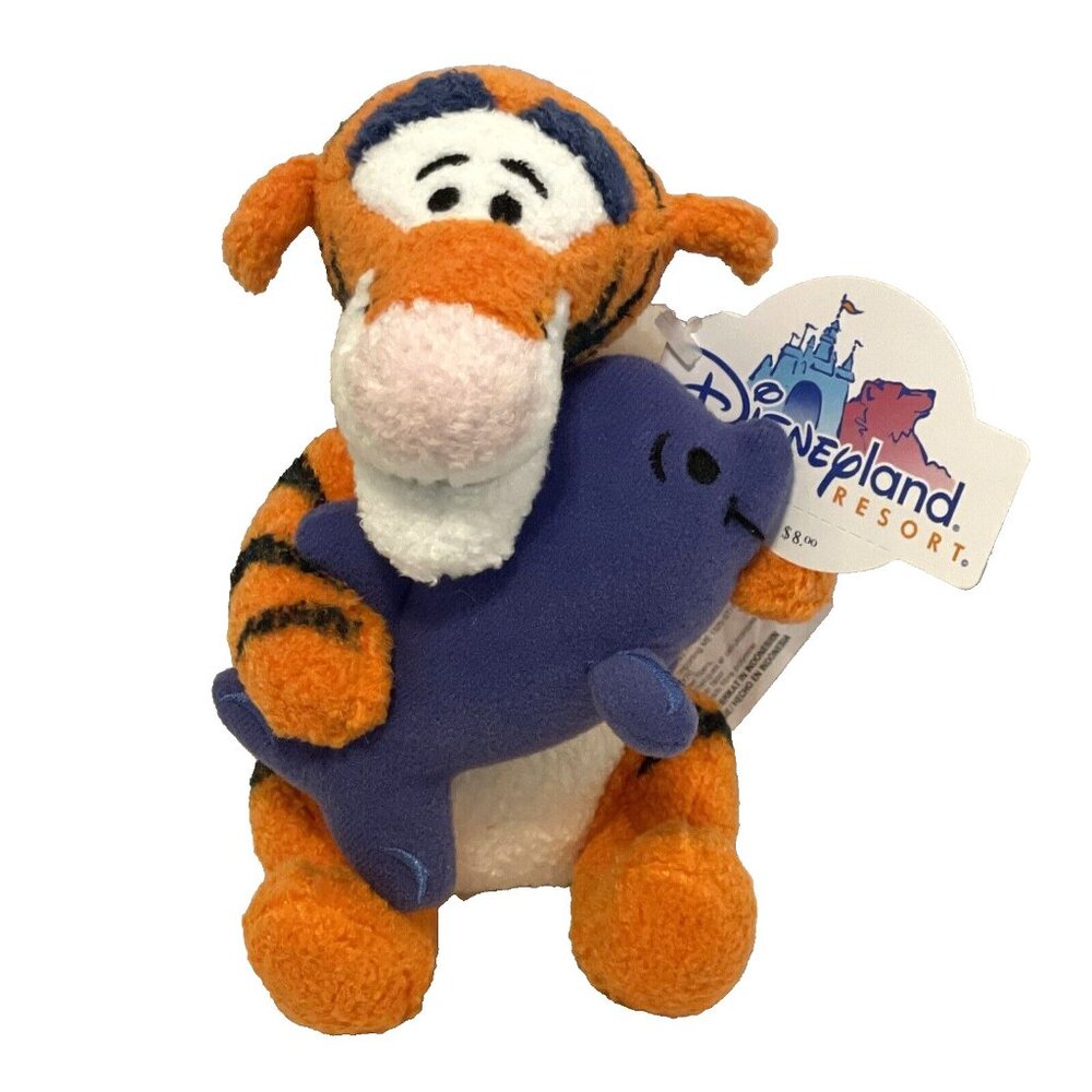 Tigger Bath Buddy Holding Dolphin with Tags Disneyland - Winnie the Pooh WPR 7